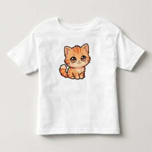 Süßes Orange Tabby Kätzchen Toddler Jersey T-Shirt