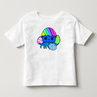 Süßes Oster-Oktopus-Kinder-Shirt mit farbenfrohen Kleinkind T-shirt