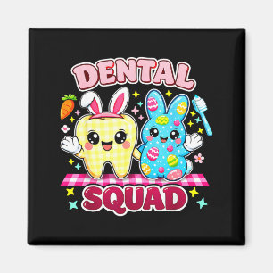 Süßes Oster-Zahnarzt-Team Dental Squad Magnet