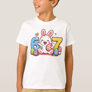 Süßes Osterhase Kind 67 Meme T-Shirt