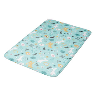 Süßes Osterhasen-Muster Kawaii Kaninchen Eier Badematte