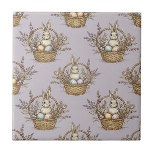 Süßes Osterhasen-Pastell-Frühlingsmuster Fliese