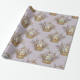 Süßes Osterhasen-Pastell-Frühlingsmuster Geschenkpapier