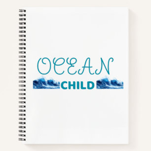 Süßes Ozean-Kind Notizbuch