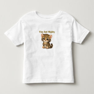 Süßes Ozelot-Kleinkind-T-Shirt – Kleines Kätzchen Kleinkind T-shirt