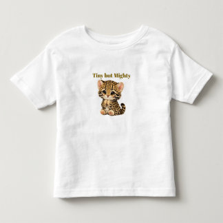 Süßes Ozelot-Kleinkind-T-Shirt – Kleines Kätzchen Kleinkind T-shirt