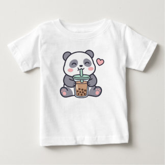 Süßes Panda-Boba-Baby-T-Shirt Baby T-shirt