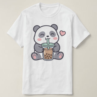 Süßes Panda Bubble Tea Value T-Shirt