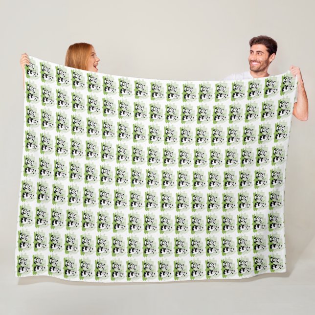 Süßes Panda-Design-Fleece-Decke Fleecedecke (Beispiel)