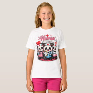Süßes Panda-Krankenschwester-Team-Shirt für Kranke T-Shirt