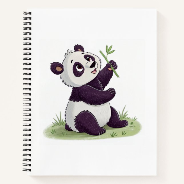 Süßes Panda Notizbuch | Dream Quill (Vorderseite)