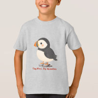 Süßes Papageientaucher-Kinder-T-Shirt