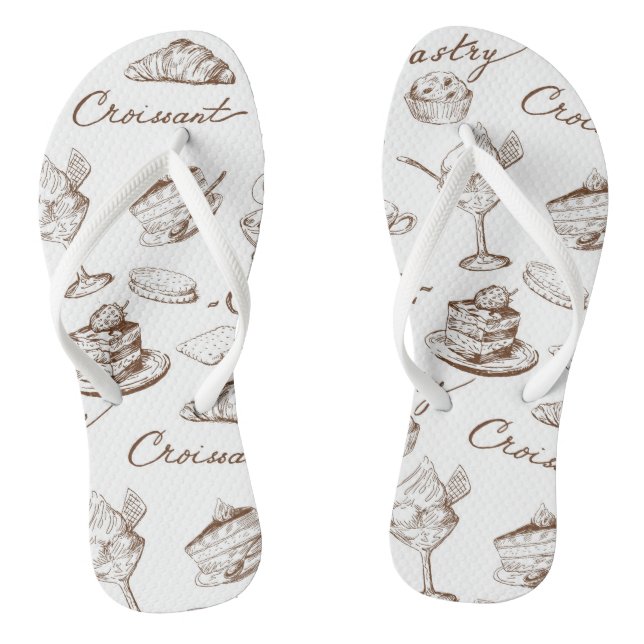 Süßes Papier Flip Flops (Fußbett)