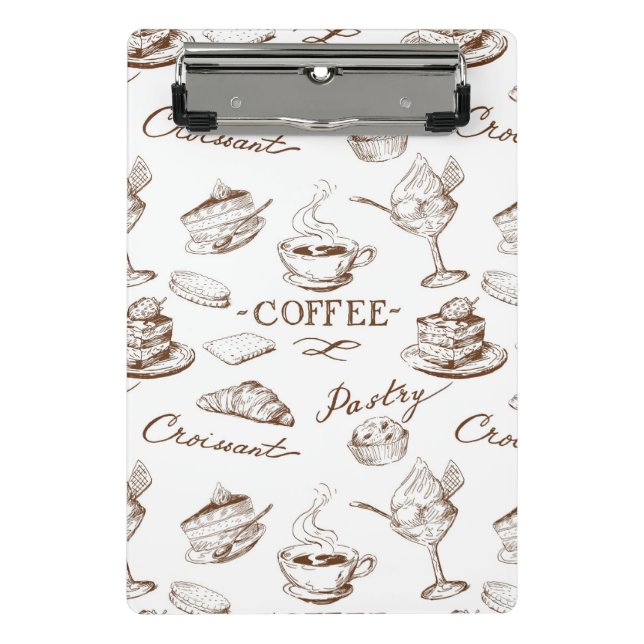 Süßes Papier Mini Klemmbrett (Vorderseite)