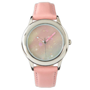 Süßes Pastell Abstrakte Bläschen Armbanduhr