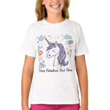 Süßes Pastell-Einhorn Magisches Tier T-Shirt für K