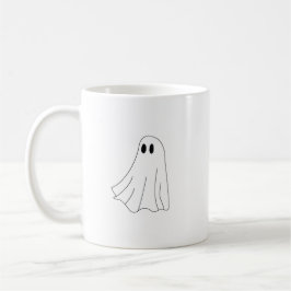 Süßes Pastell-Geister-Muster Kaffeetasse