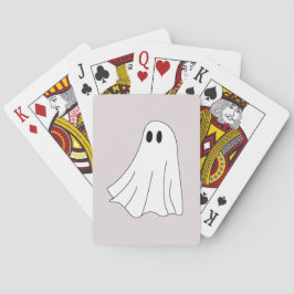 Süßes Pastell-Geister-Muster Spielkarten