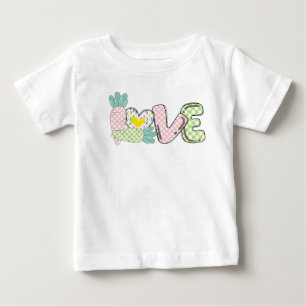 Süßes Pastell-Liebe 1. Ostern Baby T-Shirt