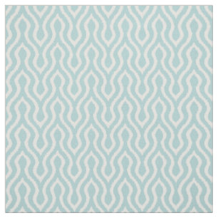 Süßes pastell türkis Chevron Ikat Muster Stoff