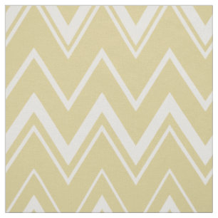 Süßes pastellgelbes Chevron-Muster Stoff