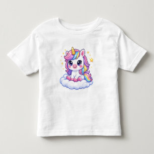 Süßes personalisiertes Einhorn-Kinder-T-Shirt Kleinkind T-shirt
