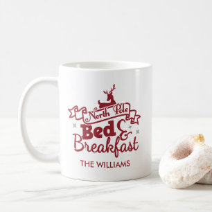 Süßes personalisiertes Nordpol-Weihnachten Kaffeetasse