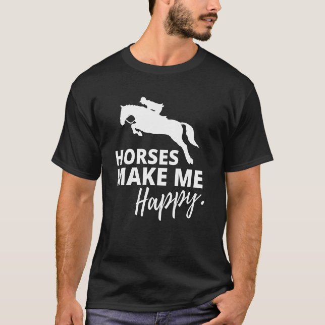 Süßes Pferd für Pferd T-Shirt (Vorderseite)
