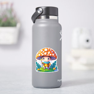 Süßes Pilz-Sticker-Paket Aufkleber