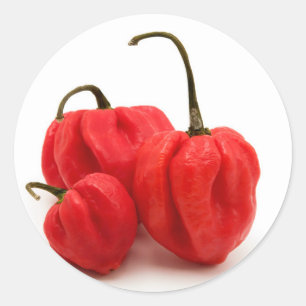 Süßes Pimento Paprikaschoten Runder Aufkleber
