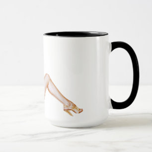Süßes Pin-up Mädchen Tasse