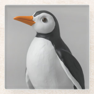 Süßes Pinguin-Design – Liebenswertes Wintertier Glasuntersetzer