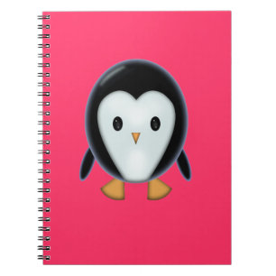 Süßes Pinguin Notizbuch Notizblock