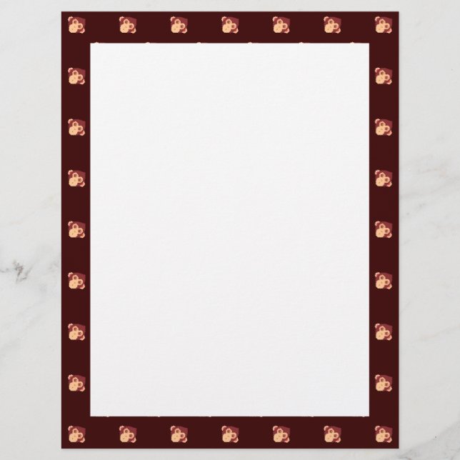 Süßes pixeliges Affengesicht (Vorderseite)