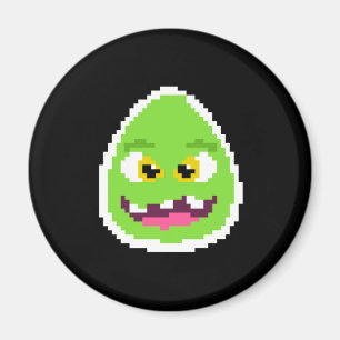 Süßes pixeliges Eiermonster Magnet