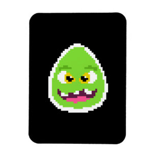 Süßes pixeliges Eiermonster Magnet