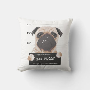 Süßes Pug-Geschenk Hündchen-Hundefreundin Mama Fel Kissen