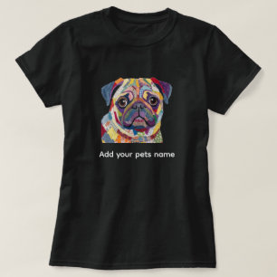 Süßes Pug-Hund-Design T-Shirt
