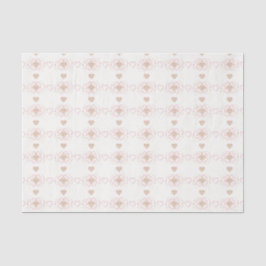 Süßes Raute Herz Tissue Seidenpapier
