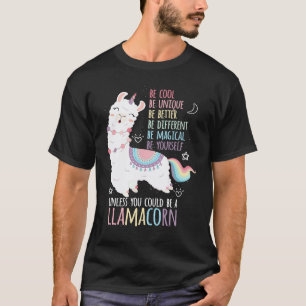 Süßes Regenbogen Einhorn Alpaka, es sei denn, du k T-Shirt