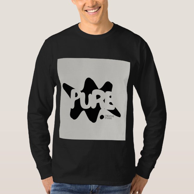 süßes, reines Design T-Shirt (Vorderseite)