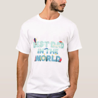 Süßes Reise-Themen-Vater T-Shirt