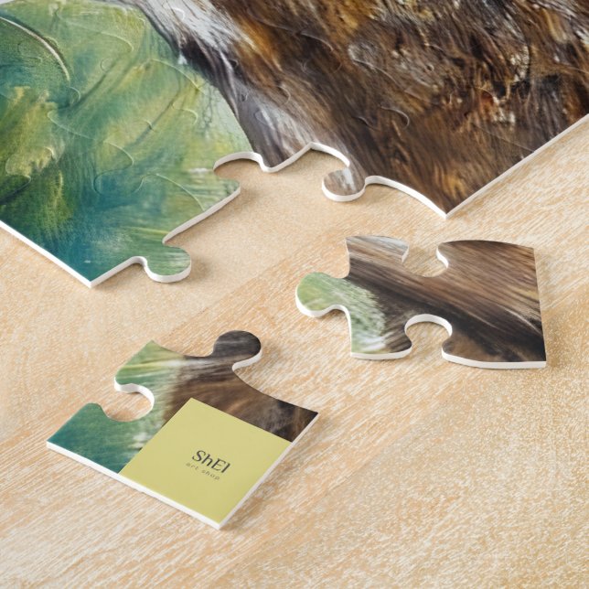Süßes Rentier Puzzle (Seite)