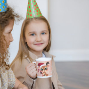Süßes Rentier-Weihnachts-Tasse Kaffeetasse