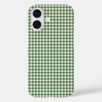 Süßes Retro-Grün-Gingham-Karomuster