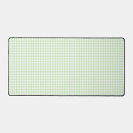 Süßes Retro-Grün-Gingham-Karomuster Schreibtischunterlage