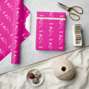 Süßes rosa Abschluss-Eulen-Muster Geschenkpapier