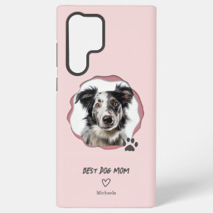 Süßes Rosa Bestes Hundemama Foto Samsung Galaxy Hülle