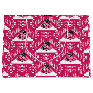 Süßes Rosa Einhorn-Land und Schloss Große Geschenktüte