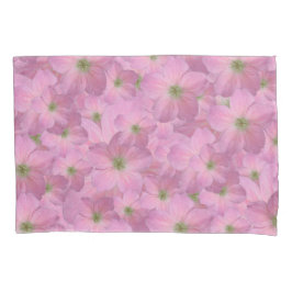 Süßes rosa Garten-Blumen-Muster Kissenbezug